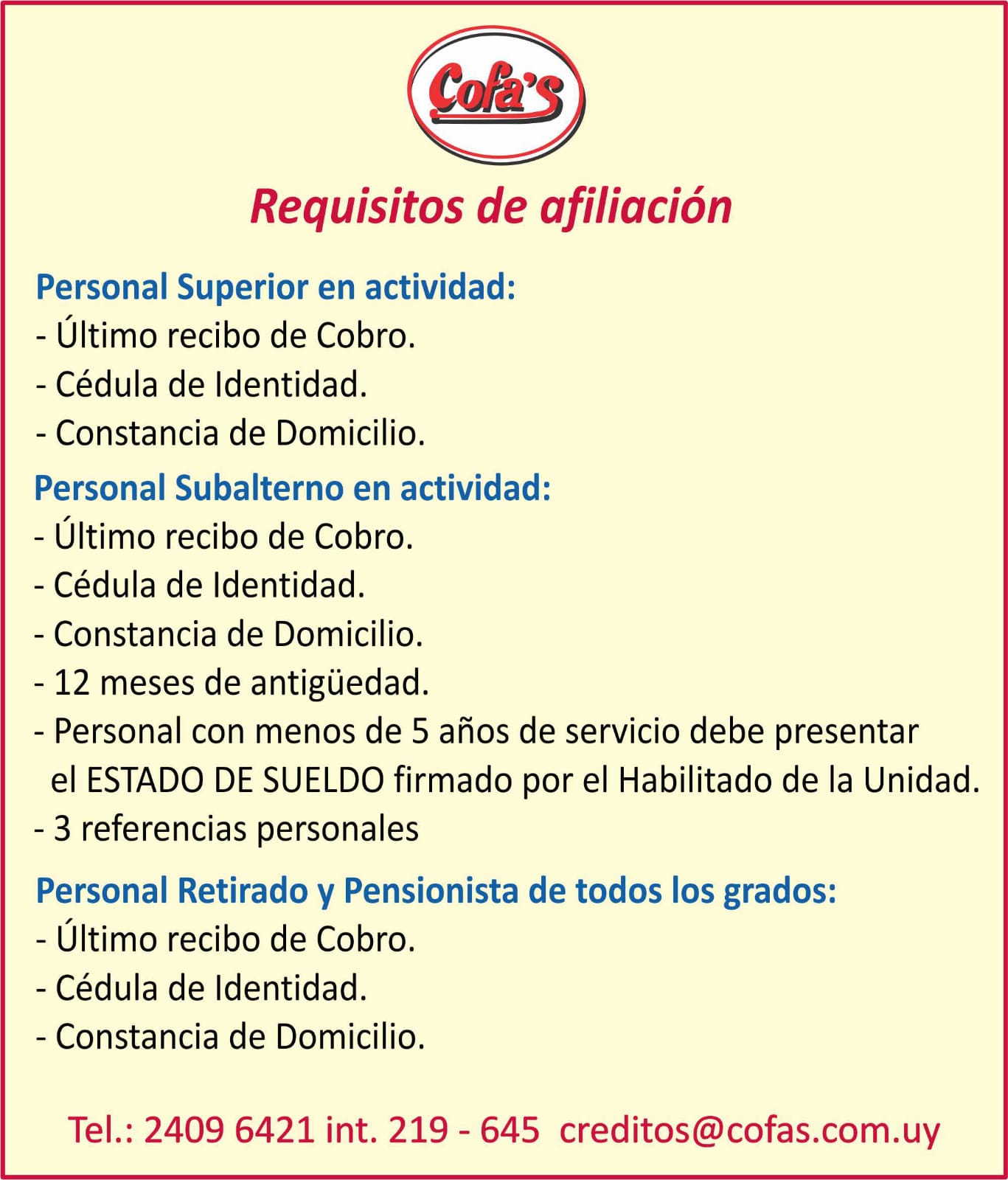 Requisitos